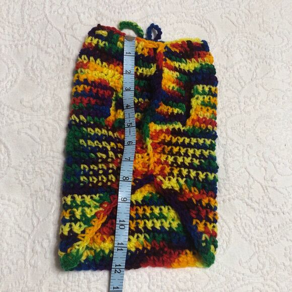 Dog Costume for Pets Dog Sweater Multi Rainbow Colors - Picture 5 of 6